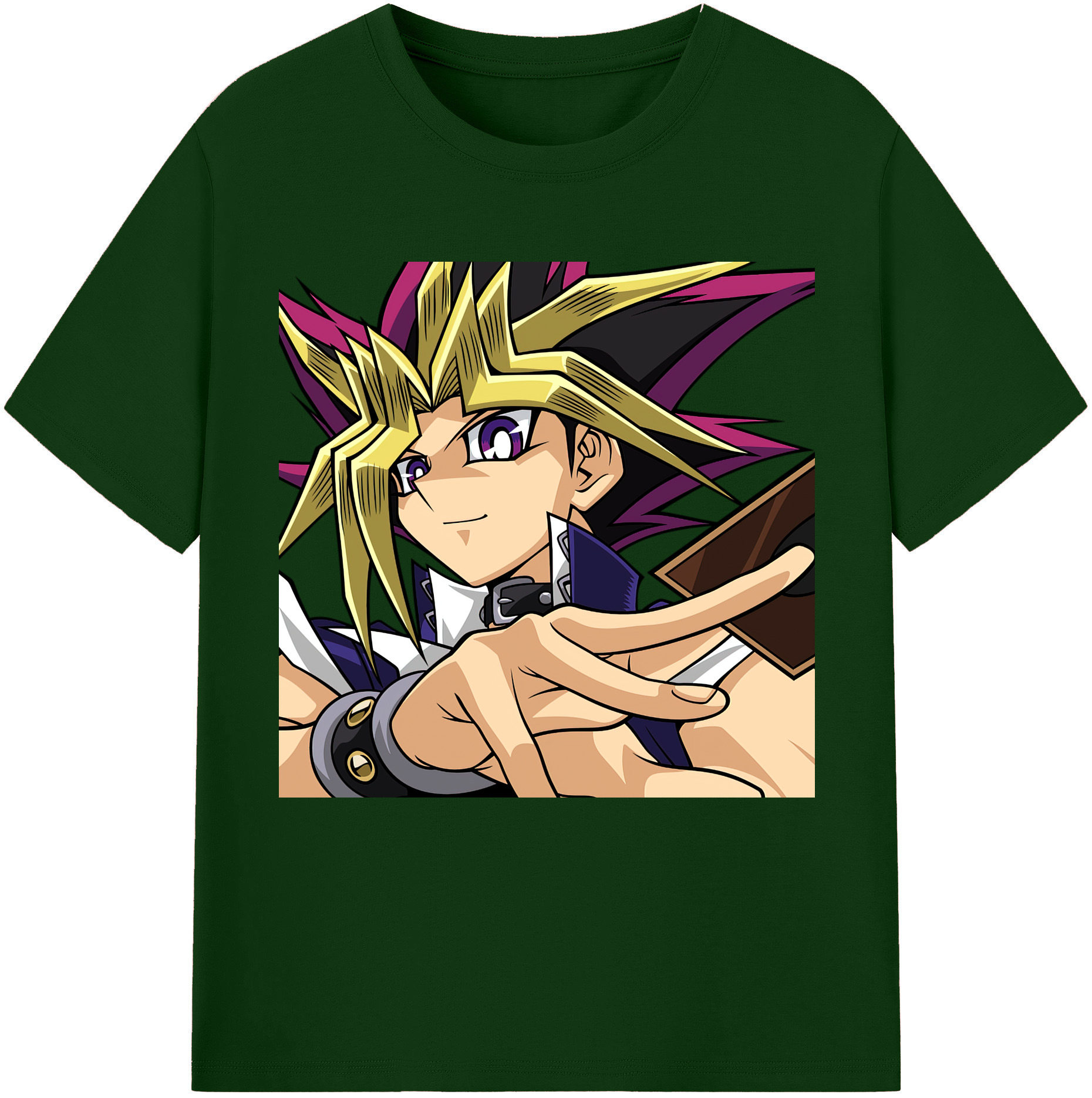 （画像用） 遊☆戯☆王 Yu-Gi-Oh! 綿100％半袖Tシャツ（フロントプリント）